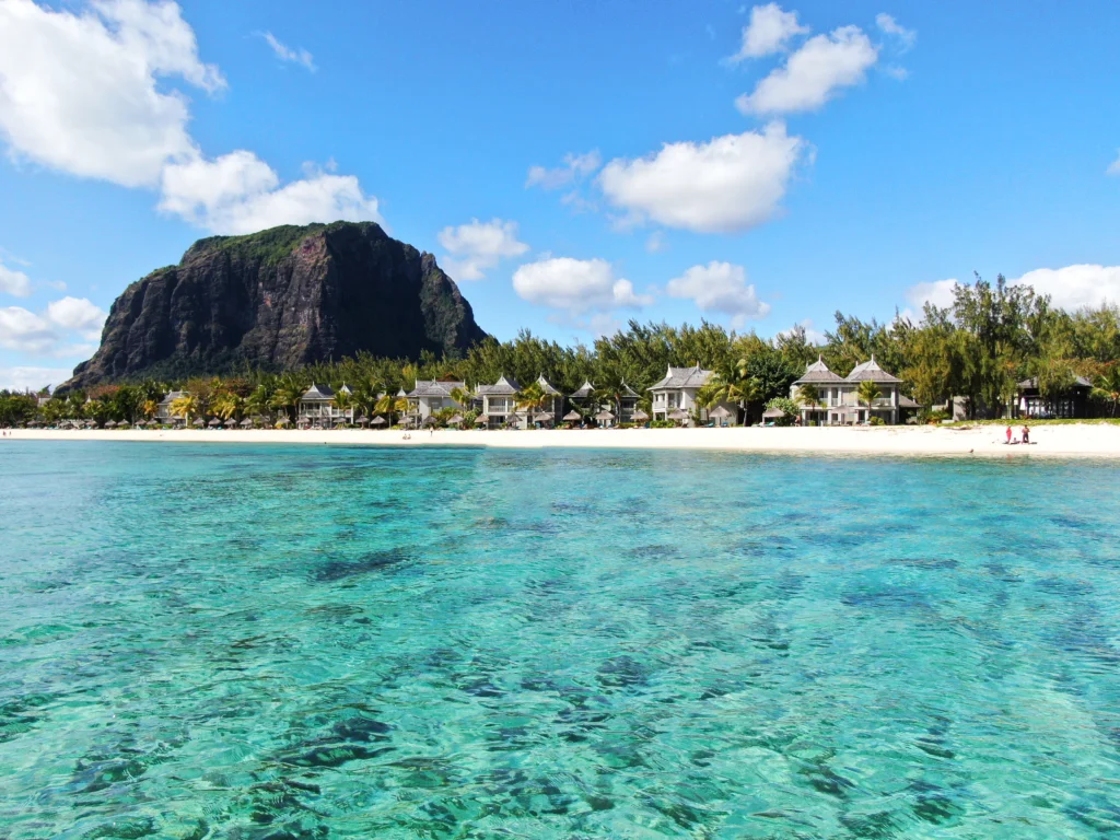 Plage du Morne vue de drone